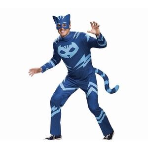 PJ Masks Catboy Blue Costume Complete Outfit w/ Mask and Tail Adult MEDIUM 38-40